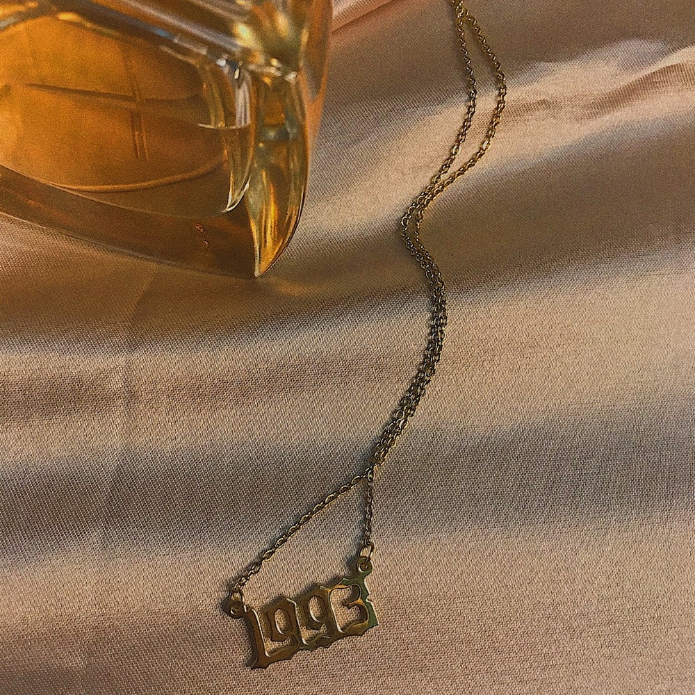 Birth year necklace
